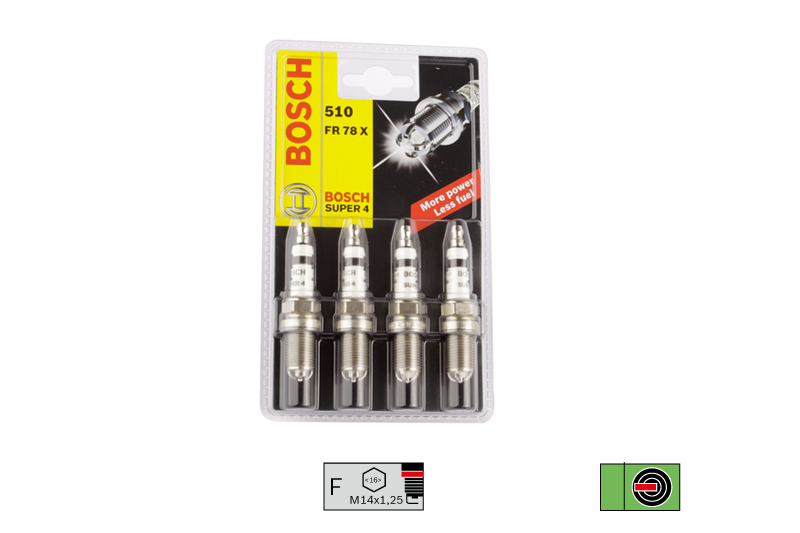 Bujia Super Plus 4 FR78X 1.1 19MM