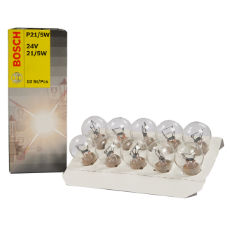 Ampolleta BOSCH P21/5W 24 Volts 21/5 Watts Base BAY15D