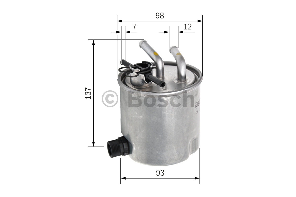 Filtro De Combustible WK920/6 BOSCH
