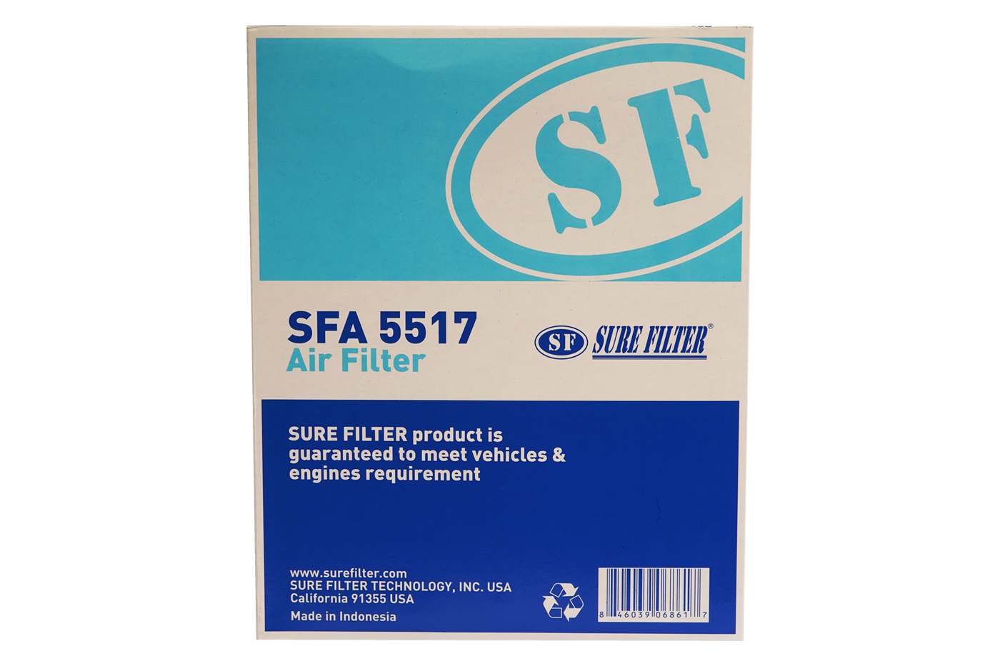 Filtro De Aire C3033 Sure Filter