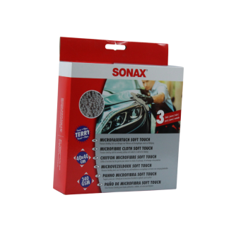 SONAX Kit De Panos De Microfibra 3 Unidades