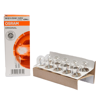 Ampolleta OSRAM T20 Doble Contacto 12 Volts 21/5 Watts Base W3X16Q