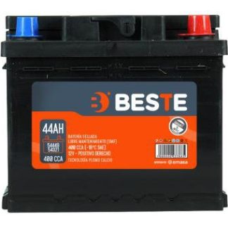 Bateria BESTE MF 54321/54459 44 AH 420 CCA Positivo Derecho Terminal Estandar