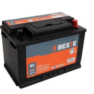 Bateria BESTE MF 57113 70 AH 660 CCA Positivo Derecho Terminal Estandar