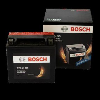 Bateria BOSCH AGM BTX14 12 AH Positivo Izquierdo Terminal Tipo Cubo