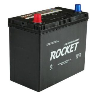 Bateria ROCKET Smf 55B24RS 45 AH 430 CCA Positivo Izquierdo Terminal Estandar
